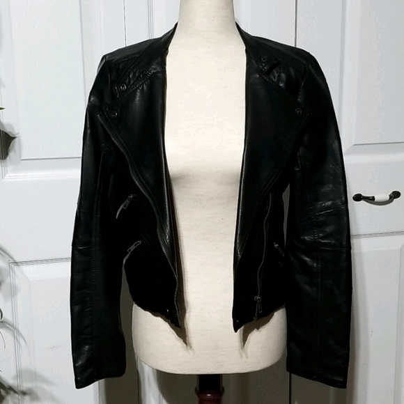 Faux Leather Jacket - Picture 2 of 9